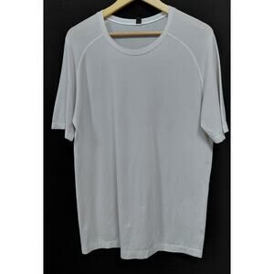 Lululemon Gray T-Shirt Solid Knit Size L